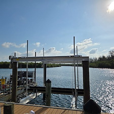 Professional-Boat-Lift-Installation-in-Hobe-Sound-Florida-Lands-End-Marine-Construction 0